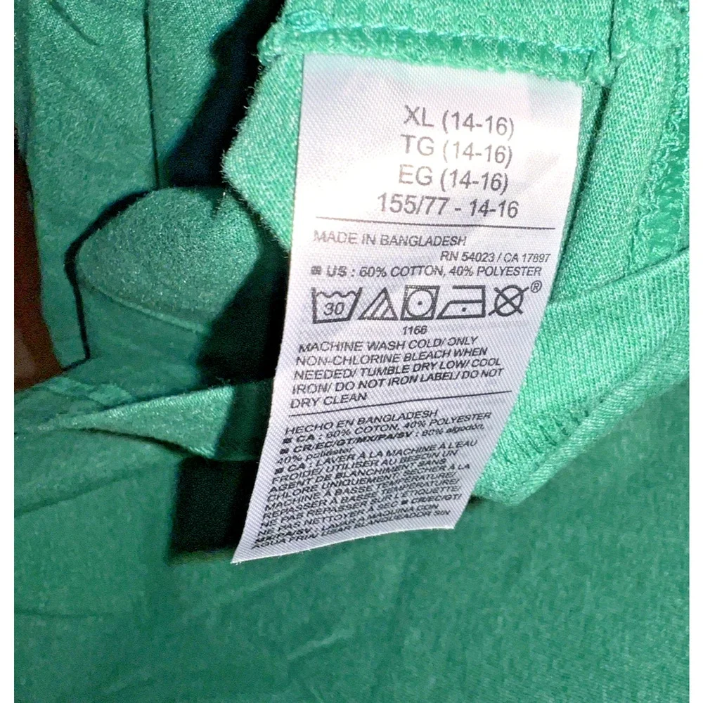 Old Navy Boys' Softest Short-Sleeve Pocket Tee In Green Size XL (14-16) NWT